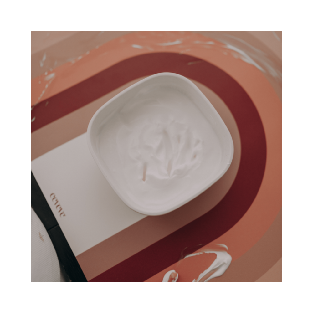 Schreibtischmatte Retro-Leinen, Pfirsich