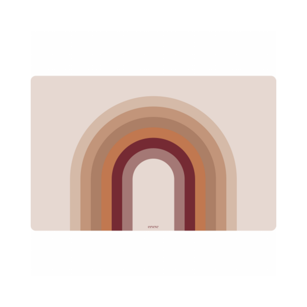 Schreibtischmatte Retro-Leinen, Pfirsich