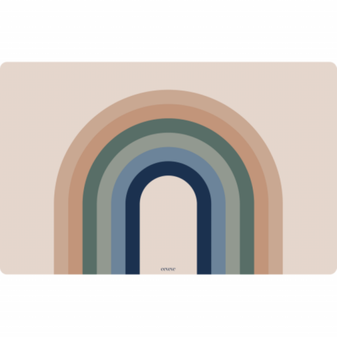 Schreibtischmatte Retro-Leinen Seiheki, Grün