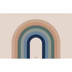 Schreibtischmatte Retro-Leinen Seiheki, Grün