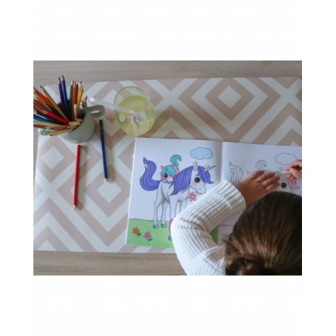 Schreibtischmatte Moderne Blöcke, Wüstensand