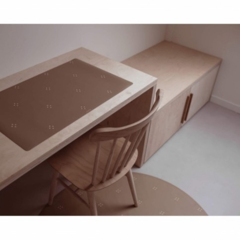 Schreibtischmatte Gepunktet, Herbstgold