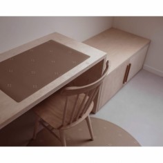 Schreibtischmatte Gepunktet, Herbstgold