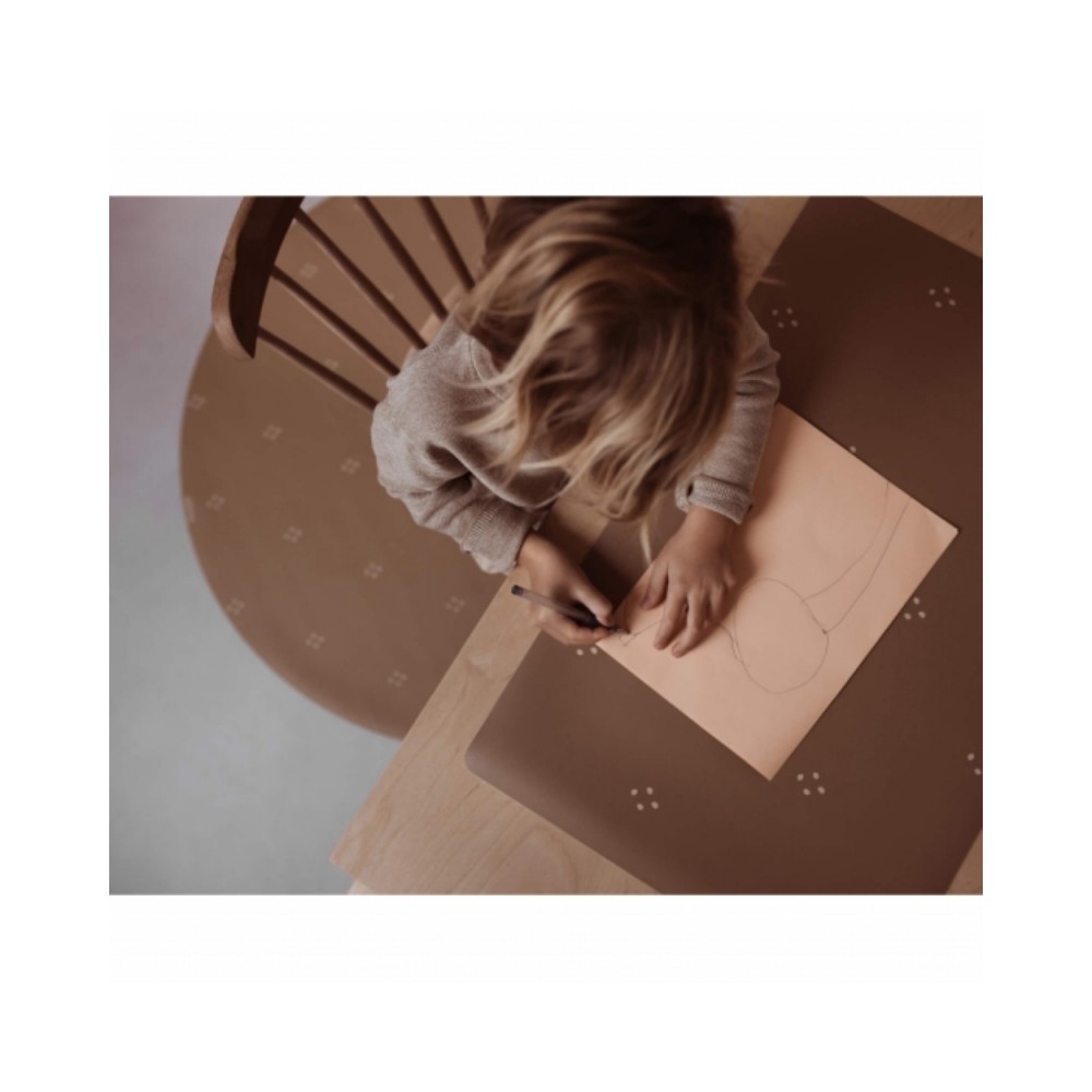 Schreibtischmatte Gepunktet, Herbstgold