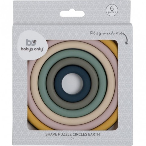 Babys Only Spielzeug Puzzleringe earth