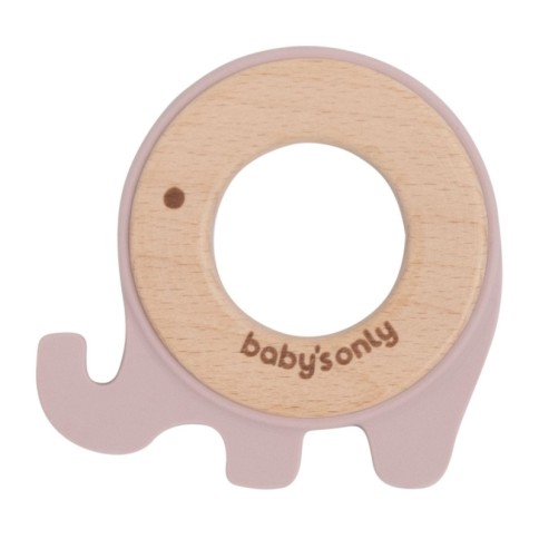 Babys Only Beißring-Elefant, Alt Rosa