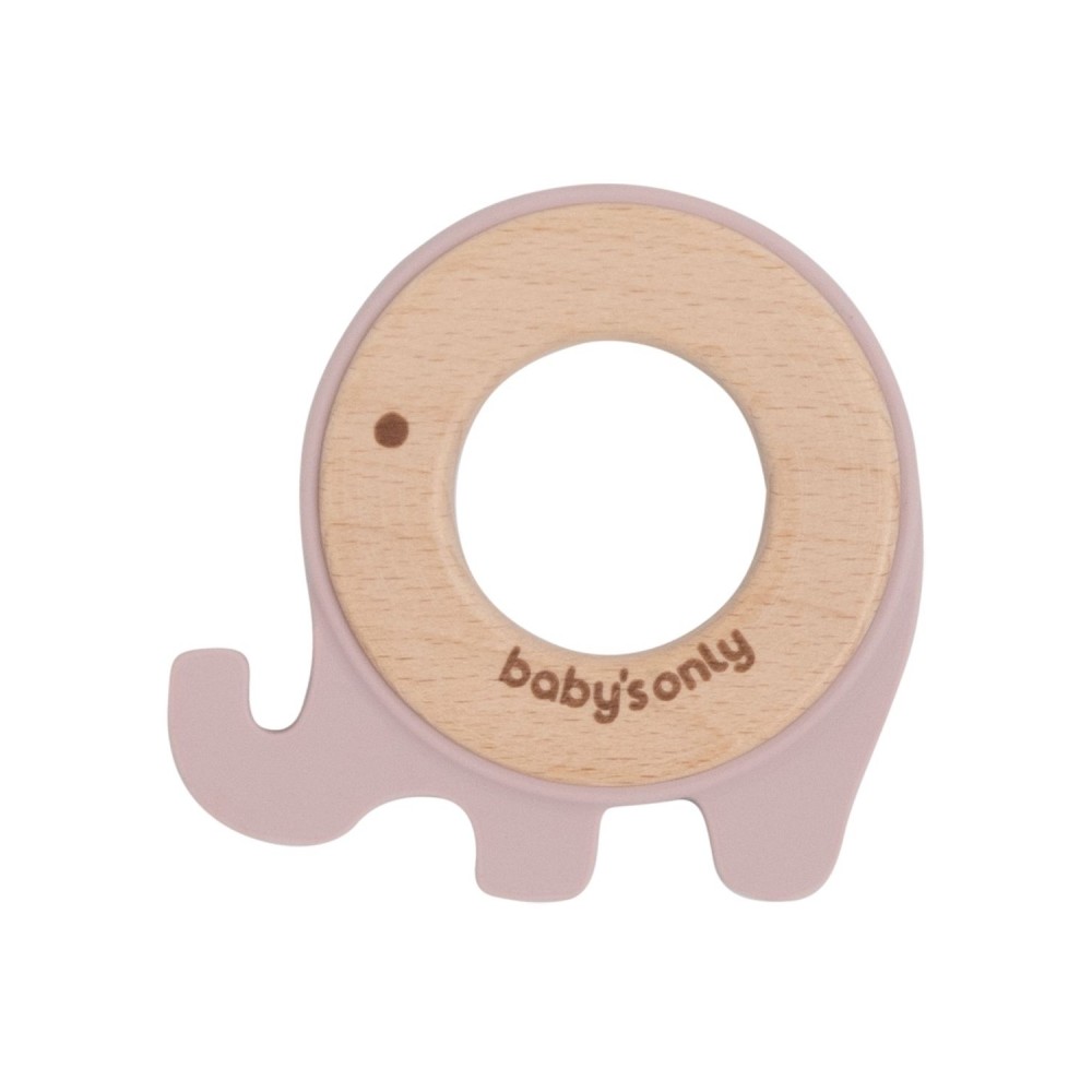 Babys Only Beißring-Elefant, Alt Rosa