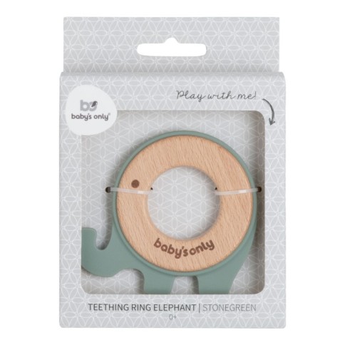 Babys Only Beißring-Elefant, Stonegreen
