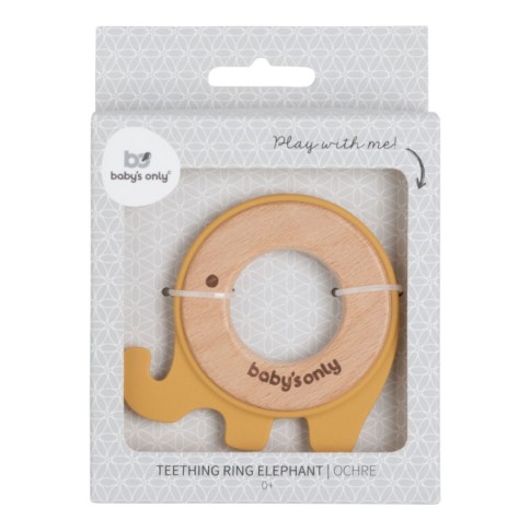 Babys Only Beißring-Elefant, Ocker