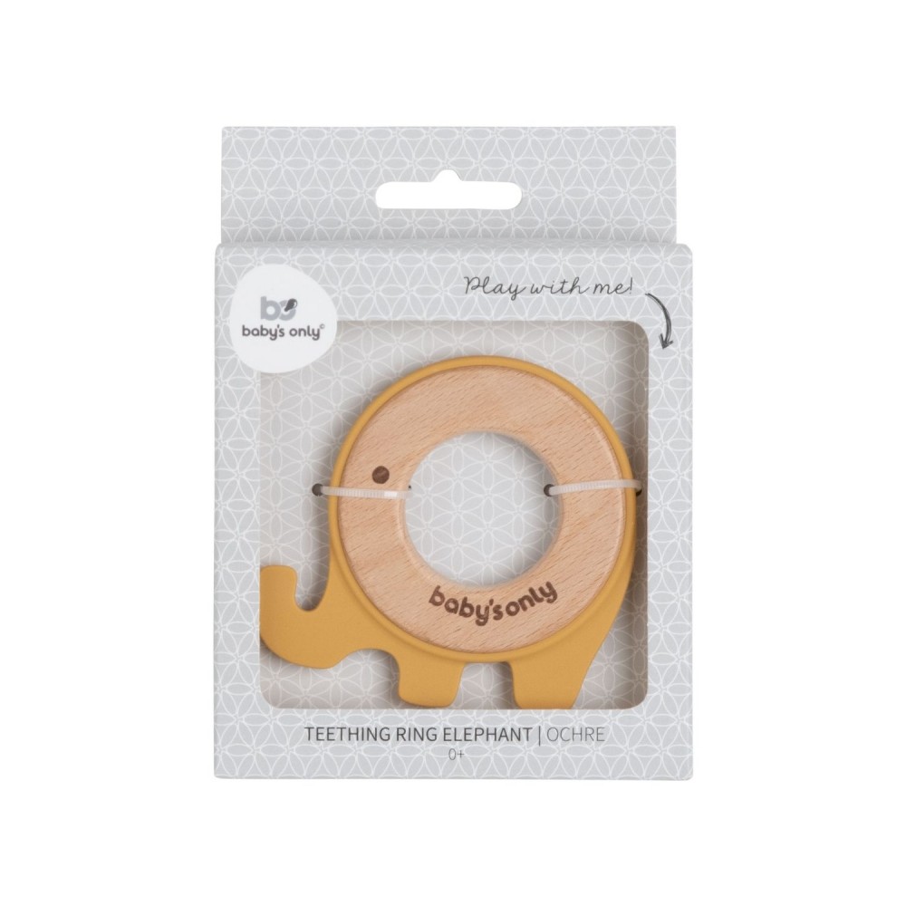 Babys Only Beißring-Elefant, Ocker