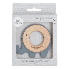Babys Only Beißring-Elefant, Grau
