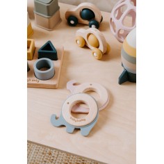 Babys Only Beißring-Elefant, Grau