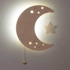 Wandleuchte Wandlampe Wonder, Mond