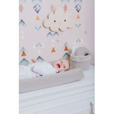 Babys Only Wickelauflagenbezug Sky, Urban Taupe - 45x70