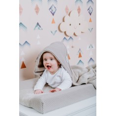 Babys Only Wickelauflagenbezug Sky, Urban Taupe - 45x70