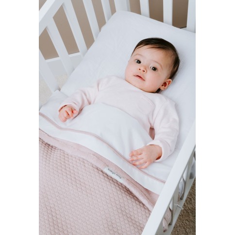 Babys Only Babydecke Teddyfutter Sky, Alt rosa 70x95