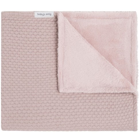 Babys Only Babydecke Teddyfutter Sky, Alt rosa 70x95