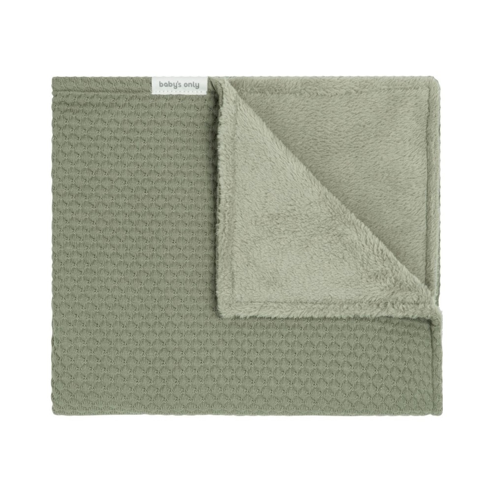 Babys Only Babydecke Teddyfutter Sky, Urban Green 70x95