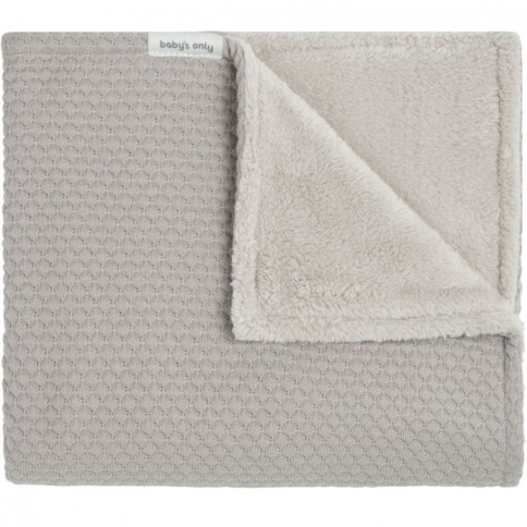 Babys Only Babydecke Teddyfutter Sky, Urban Taupe 70x95