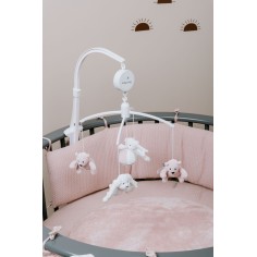 Bett/ Laufgitter Nestchen Sky, Alt Rosa