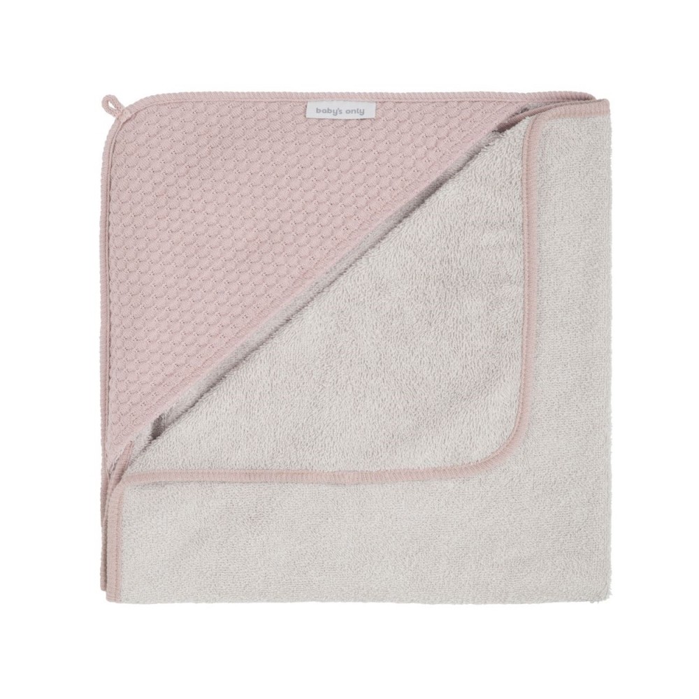 Babys Only Kapuzenbadetuch Sky, Alt Rosa