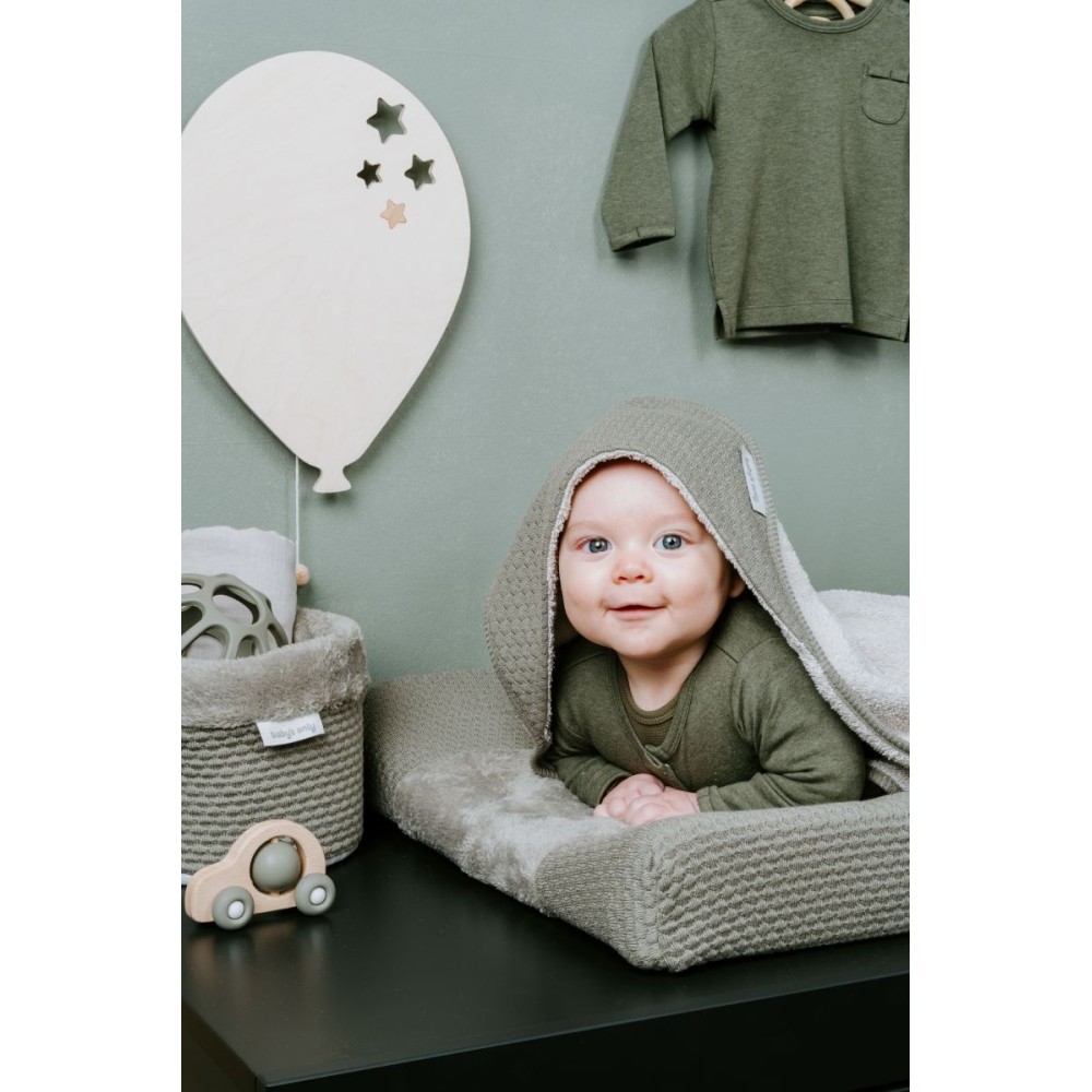 Babys Only Kapuzenbadetuch Sky, Warm Linen