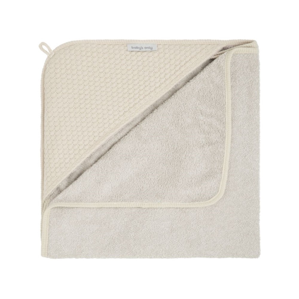 Babys Only Kapuzenbadetuch Sky, Warm Linen