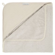 Babys Only Kapuzenbadetuch Sky, Warm Linen