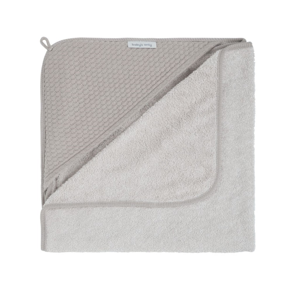 Babys Only Kapuzenbadetuch Sky, Urban Taupe