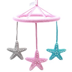 Mobile, étoile de mer / rose