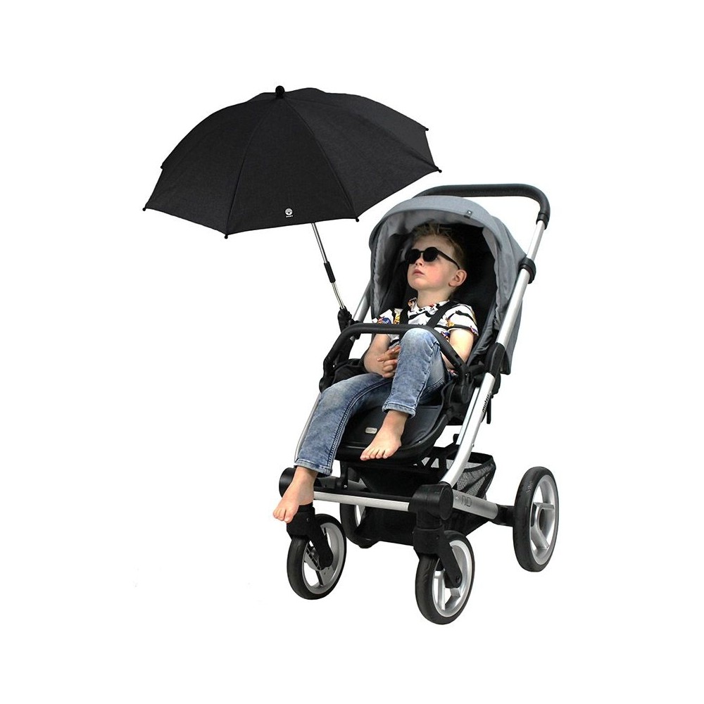 Universal Sonnenschirm für Kinderwagen / UV50+ / Schwarz kaufen bei