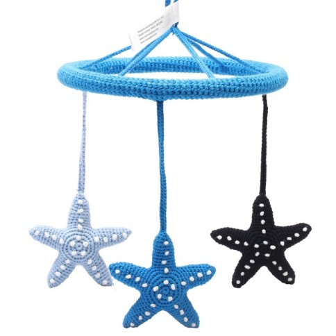Mobile, étoile de mer / bleu
