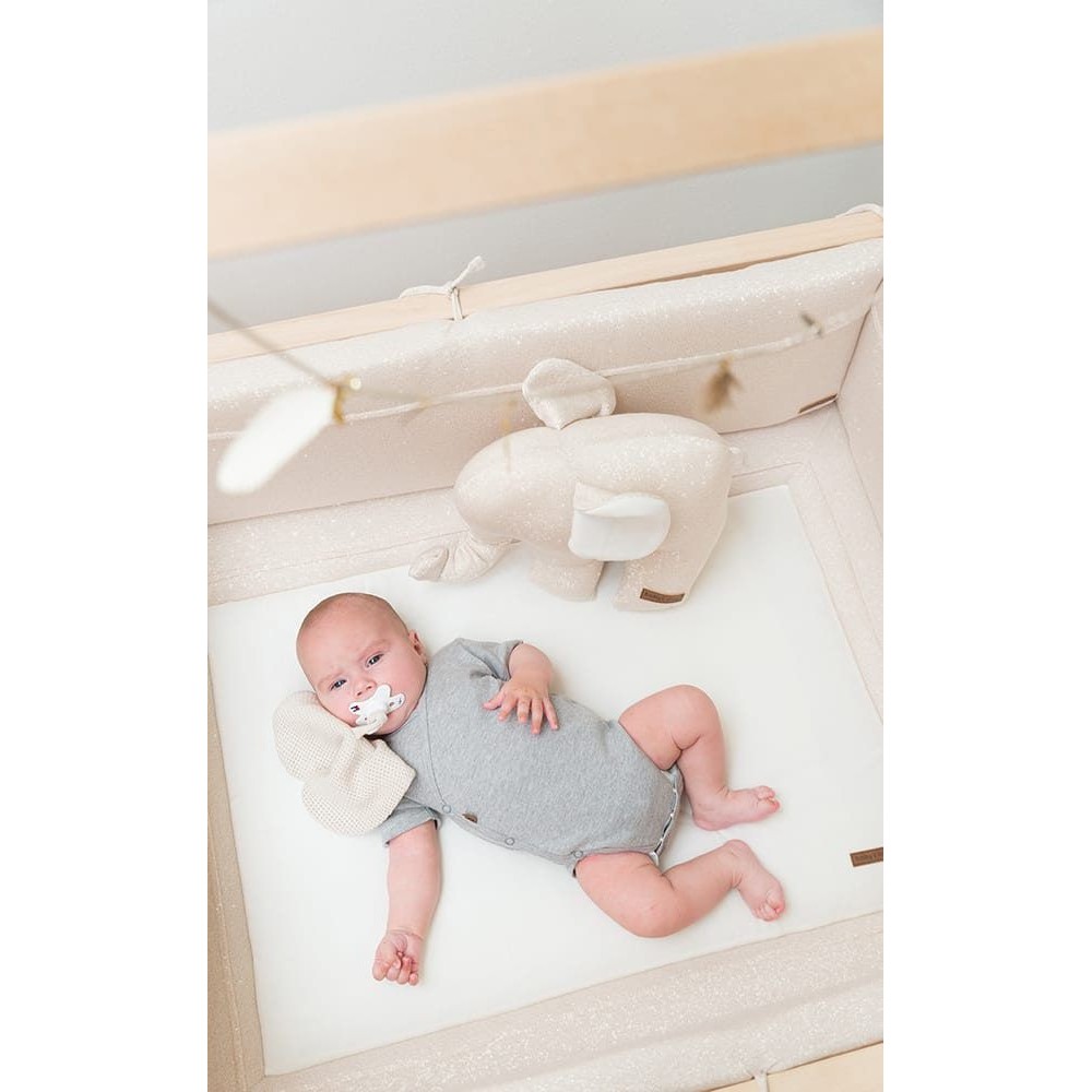 Babys Only Laufgitter Nestchen Sparkle, Gold Mint Melee