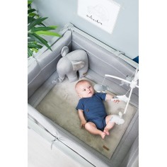 Babys Only Laufgitter Nestchen Sparkle, Gold Mint Melee