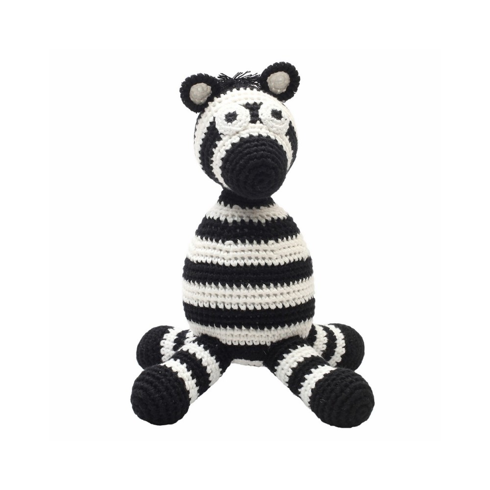 Häkel-Teddybär, Zebra