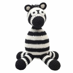 Häkel-Teddybär, Zebra