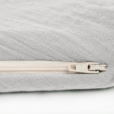 Julius Zöllner Bezug für Stillkissen Musselin, grau