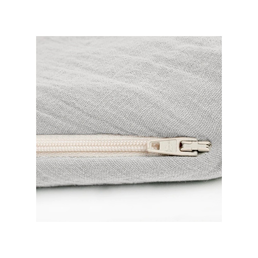 Julius Zöllner Bezug für Stillkissen Musselin, grau