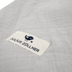 Julius Zöllner Bezug für Stillkissen Musselin, grau