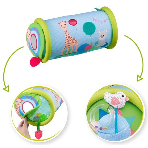 Sophie La girafe Entdeckerspielzeug-Set mit Krabbelrolle, Maracas-Rassel, Endeckerball