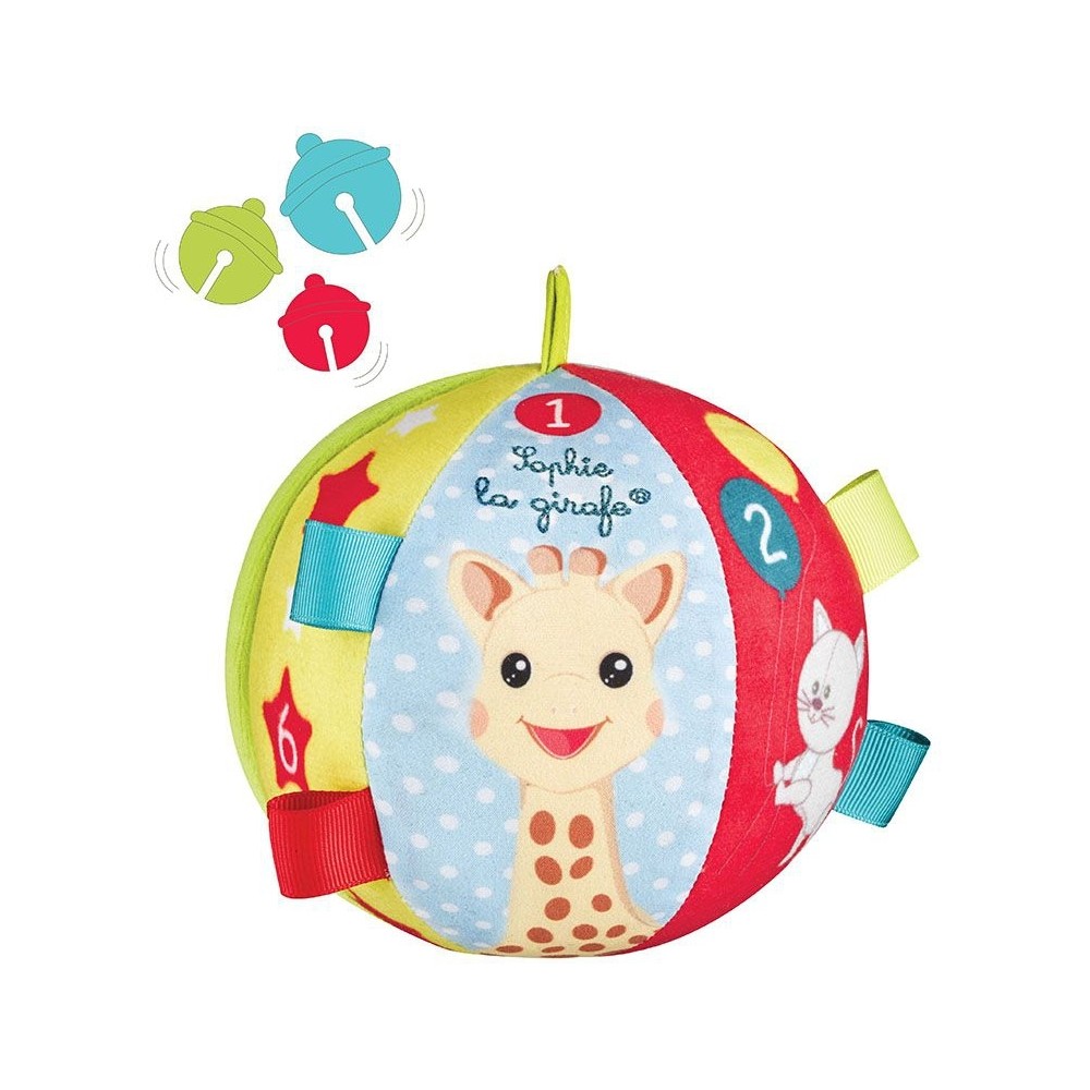 Sophie La girafe Entdeckerspielzeug-Set mit Krabbelrolle, Maracas-Rassel, Endeckerball