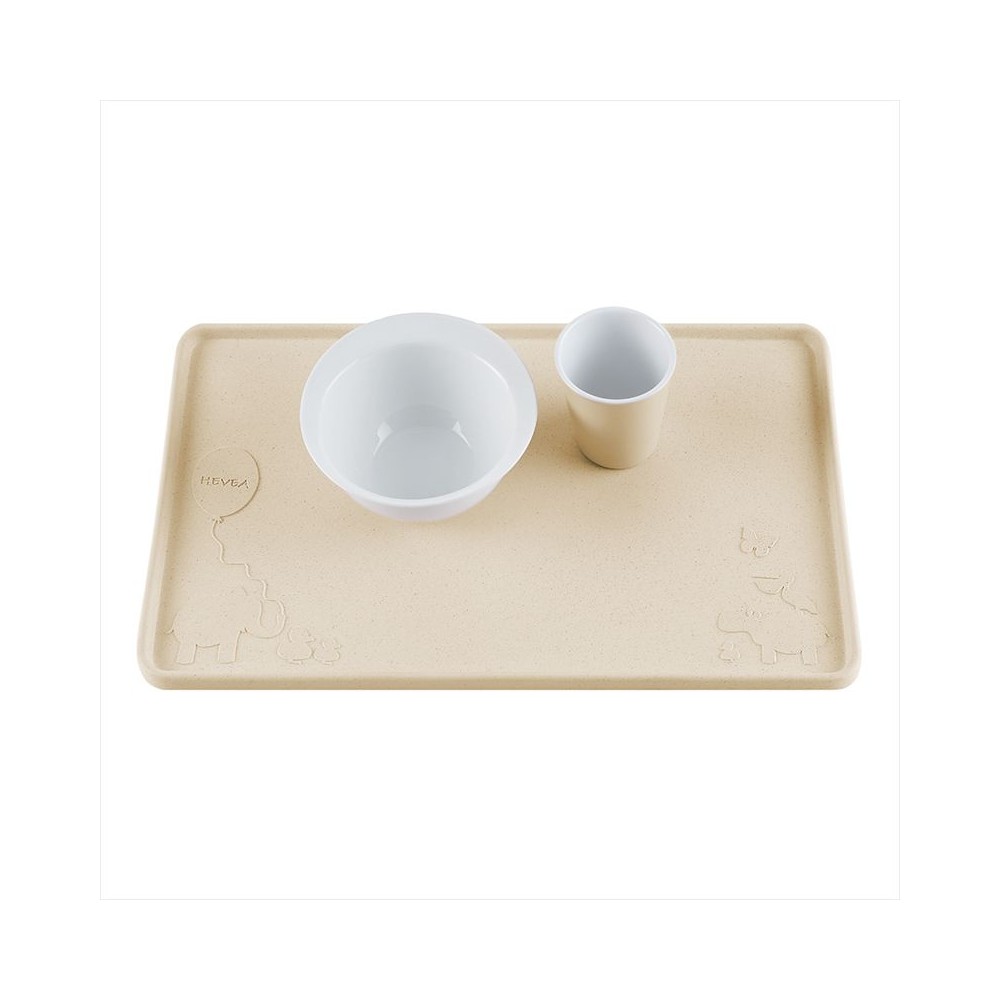 Tampon de table en caoutchouc naturel, sable