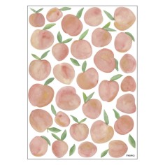 Tresxics textile Wandtattoo Pflaumen in Aquarell (1 Bogen), Pink