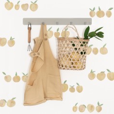 Tresxics textile Wandaufkleber Pflaumen in Aquarell (2 Bogen), Pink