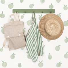 Tresxics textile Wandaufkleber Pflaumen in Aquarell (2 Bogen), Grün