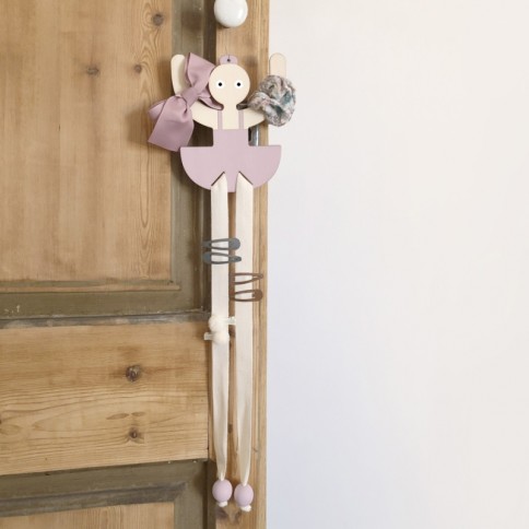 Tresxics Ballerina Haarschmuckhalter Kit DIY, Pink