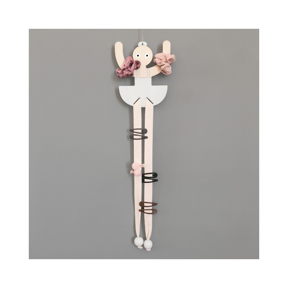 Tresxics Ballerina Haarschmuckhalter Kit DIY, Pink