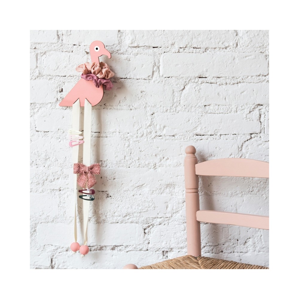 Tresxics Flamingo Haarschmuckhalter Kit DIY, Pink