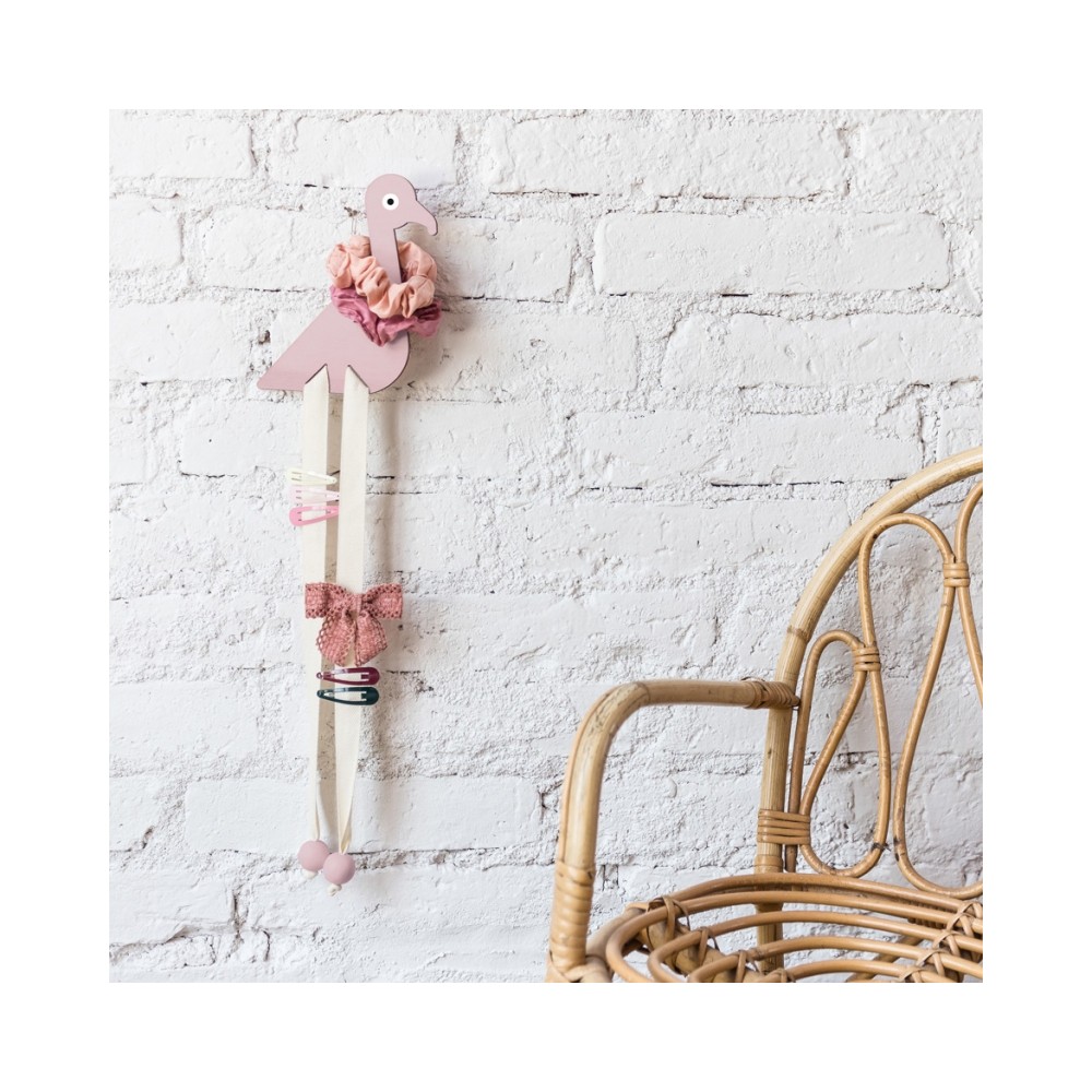 Tresxics Flamingo Haarschmuckhalter Kit DIY, Koralle