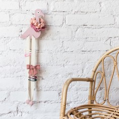 Tresxics Flamingo Haarschmuckhalter Kit DIY, Koralle